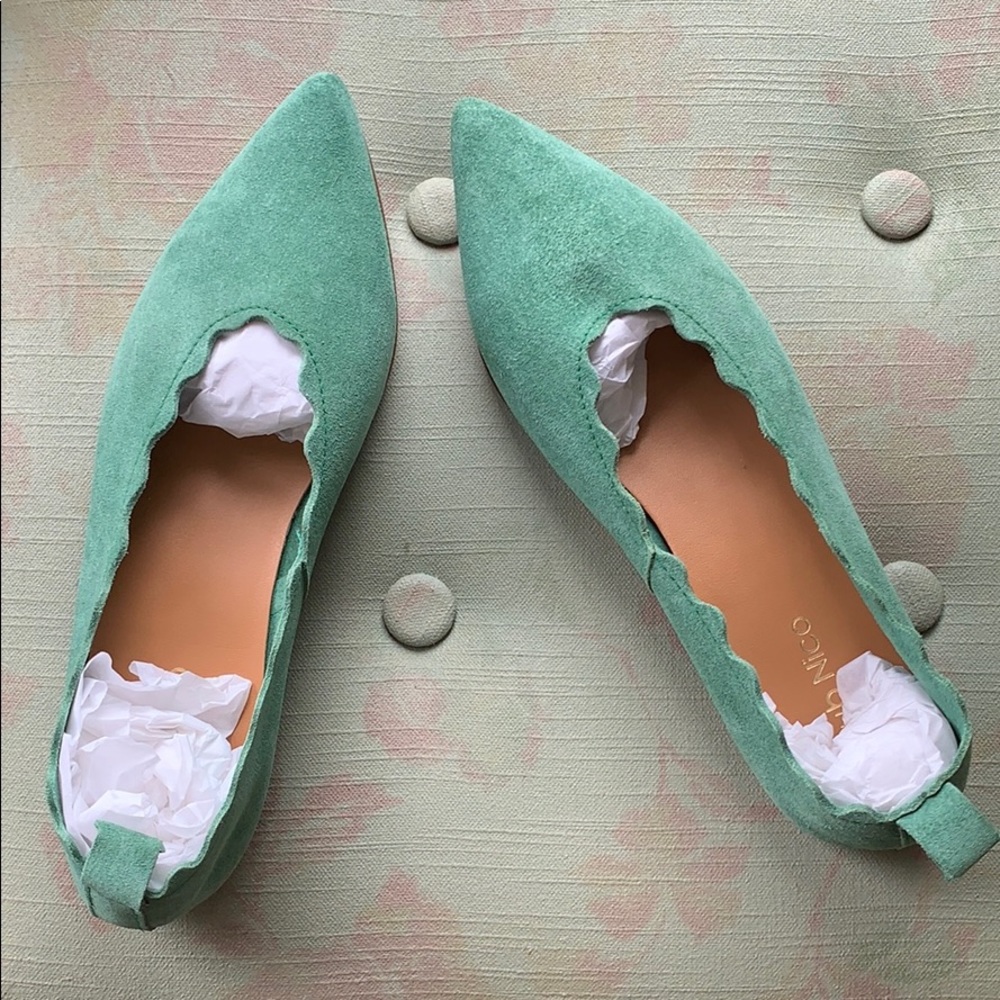 🆕NWT Anthropologie Klub Nico Naomi Scalloped Flat - Picture 3 of 16